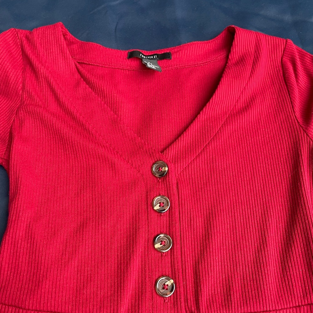 Small Red  dress-Forever 21